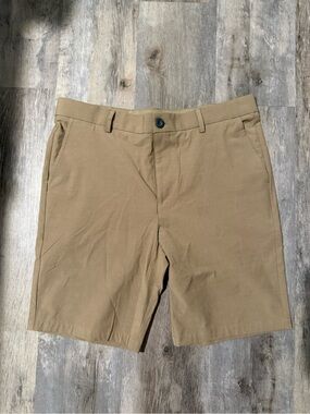 Shore Men's Tan Casual Shorts - Classic Everyday Style